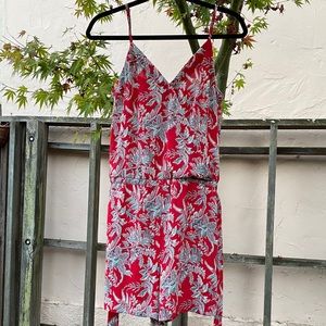 2/$15 bundle Sleeveless red LOFT romper NWT
